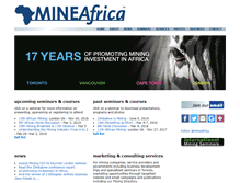 Tablet Screenshot of mineafrica.com